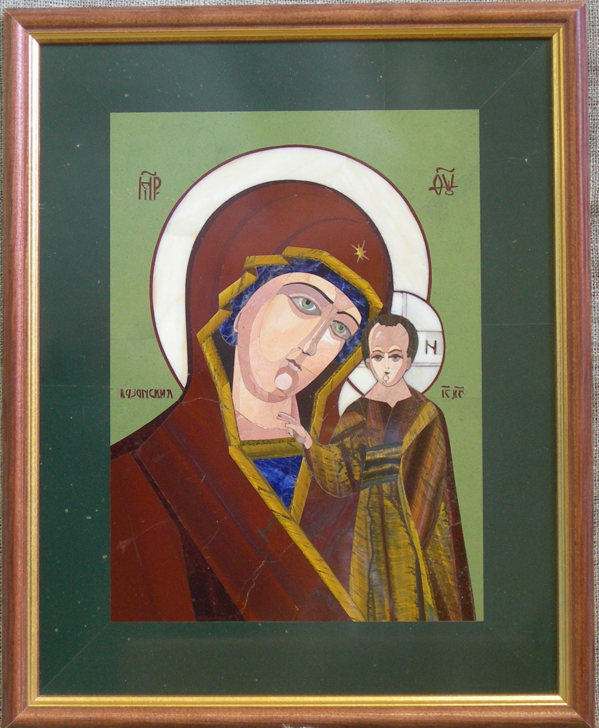 Панно флорентийская мозаика из натурального камня.